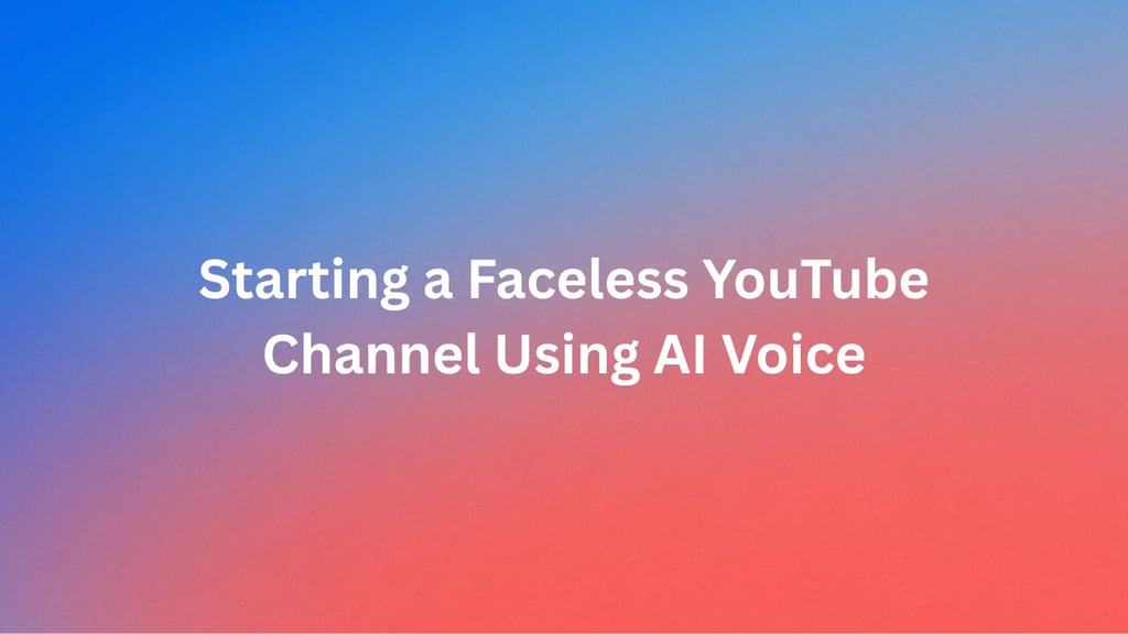 كيف تبدأ قناة يوتيوب بدون ظهور الوجه باستخدام صوت الذكاء الاصطناعي (دليل خطوة بخطوة لعام 2026)