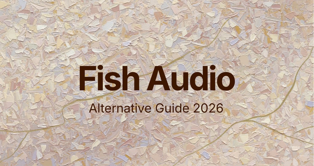 寻找 Fish Audio 替代方案？在切换前请阅读本文（2026年指南）