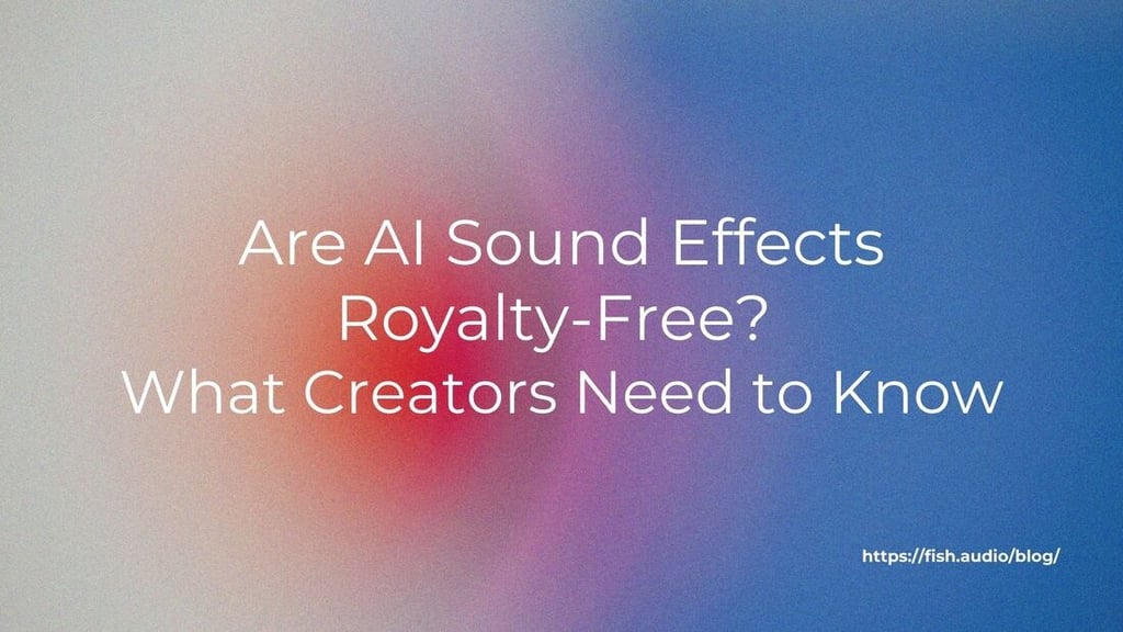 Sind KI-Soundeffekte lizenzfrei? Was Creator wissen müssen