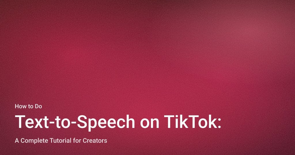 Comment utiliser la synthèse vocale sur TikTok : Un tutoriel complet pour les créateurs