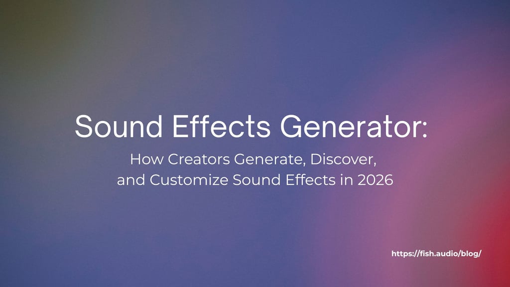 Генератор звуковых эффектов: как создатели генерируют, находят и настраивают звуки в 2026 году