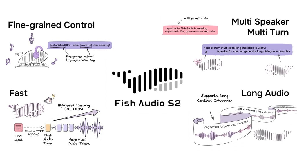 Fish Audio Open-Sources S2: Fine-Grained Control Meets Production Streaming