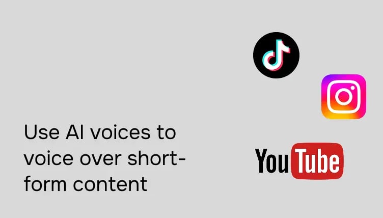 تحويل النص إلى كلام للمحتوى القصير