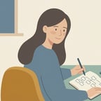 明るい女性の声