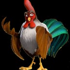 DON PONCHO_HUEVOCARTOON_UN GALLO CON MUCHOS HUEVOS