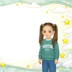 صوت طفلة سعيدة