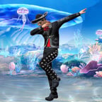 Vibrant Dance Singer