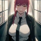 Makima a Ruiva que te hipnotizar e te controla