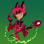 Alastors human voice