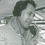 Narrador futebol rádio antiga