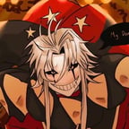 Pierrot from the freak circus