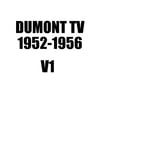 Dumont Television announcer (1952-1956) V1