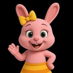 Lili a coelhinha rosa