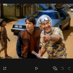 De volta futuro velho cabeça branca 