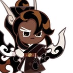 Caramel arrow cookie 