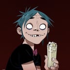 Stuart Pot 2D gorillaz 