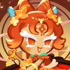 Red osmanthus cookie