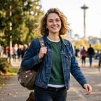 Engaging Female Host