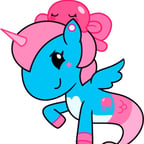 Squishella (Mermicorno lluvia de estrellas)