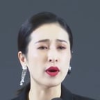 刘敏涛钻石链条耳饰女强人演讲