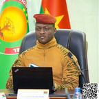 Captain Ibrahim Traore president of Burkina Faso 