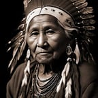 mulher indígena Americana 