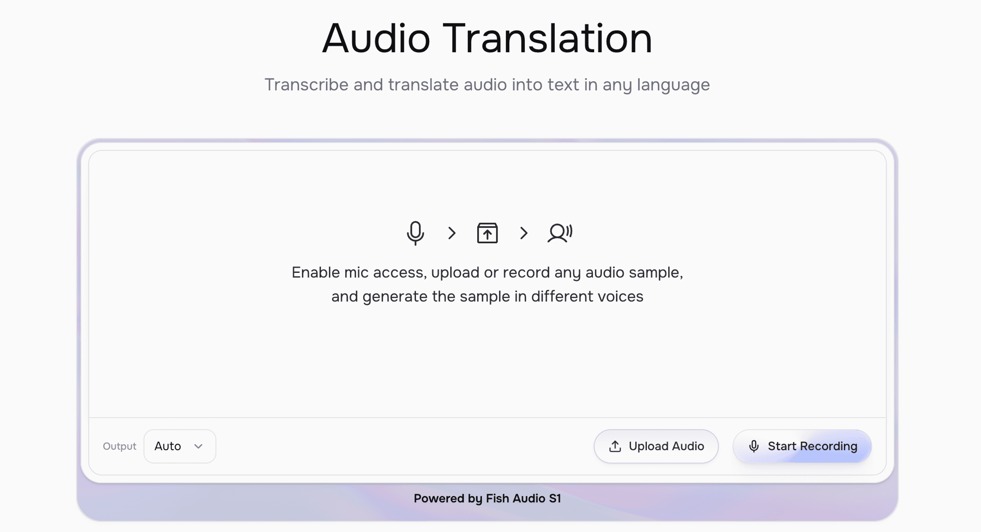 Fish Audio Translate