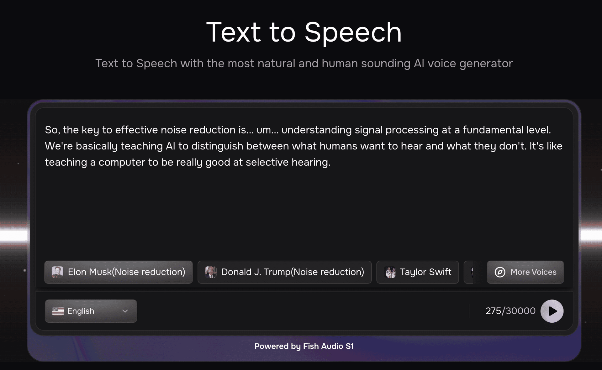 Text to Speech