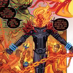 Cosmic ghost rider