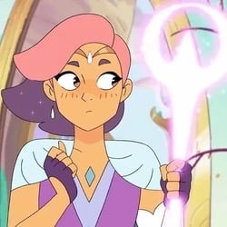 Determined Female Speaker