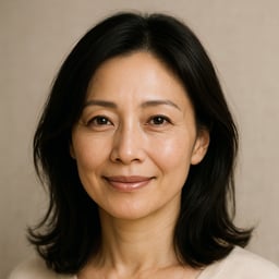 落ち着いた女性の声