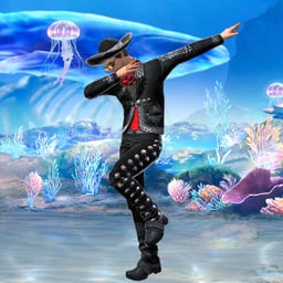 Vibrant Dance Singer