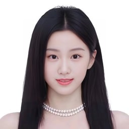 喝茶数字人短发