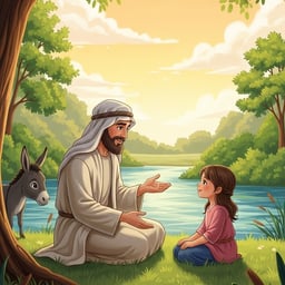 voz de la niña conversando con jesus 
