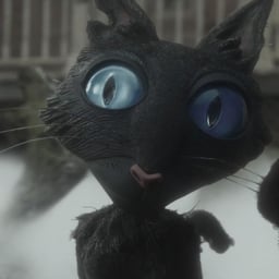 Gato Negro coraline 