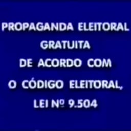 Locutor do Horário Eleitoral - Rede Globo (1998)