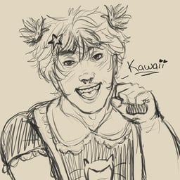 表情豊かな男性