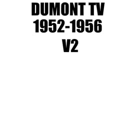 Dumont Television announcer (1952-1956) V2