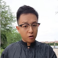 腰子头黑衣唐装户外