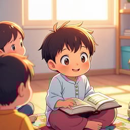 صوت طفل صغير 