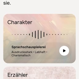 Warme weibliche Stimme