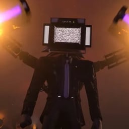 Large Tv man