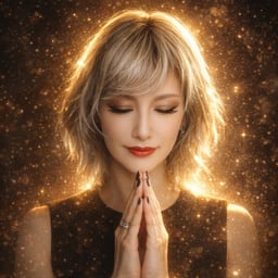 語りかける女性