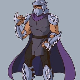 Shredder from the 1987 TMNT cartoon 