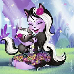 enchantimals sage skunk