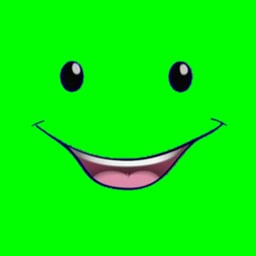 Nick Jr Face (Color Green - 1994)
