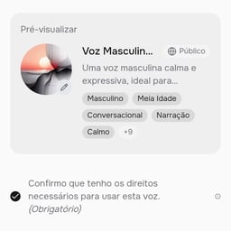 Voz Masculina Calma