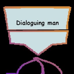 Dialouguing Man