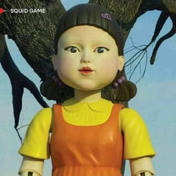 La voz de la narradora de los squid games