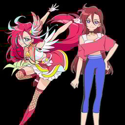 Asuka Takizawa Cure Flamingo (VA: Asami Seto)